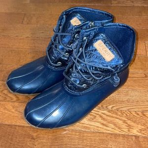 Sperry duck boots!